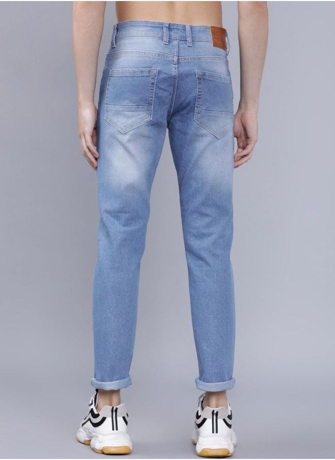 The Indian Garage Co Men Slim Fit Solid Mid-Rise Jeans  - Image 2