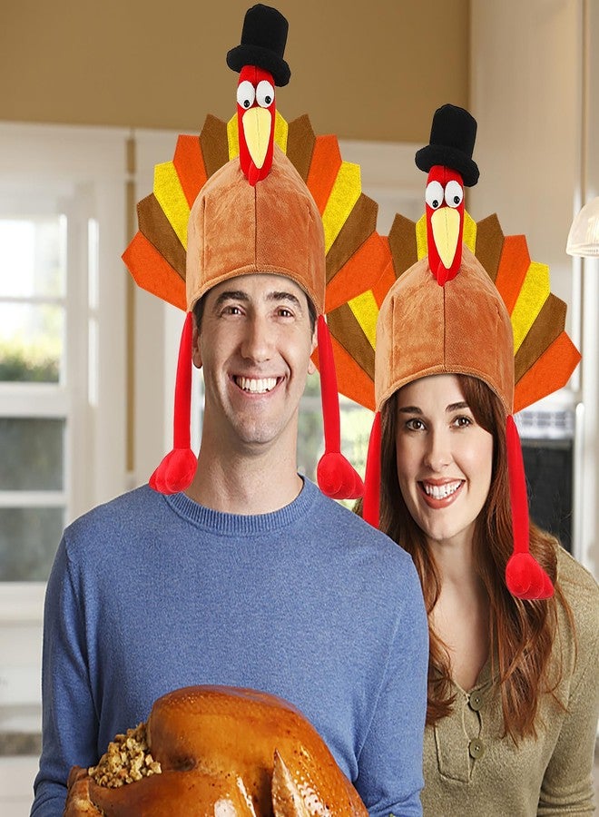 Asikkon Thanksgiving Turkey Hats Turkey Cap for Thanksgiving Night Event Dress-up Cosplay Costume Accessories - Image 4