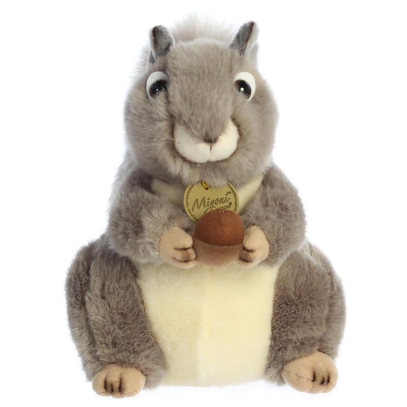 Aurora World Miyoni Grey Squirrel 8" Plush - Image 3