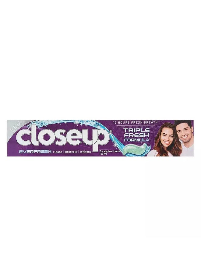 Closeup Everfresh Cleans Protects and Whitens Toothpaste 120ml, 12 Hours Fresh Breath Whitening Toothpaste - Image 5