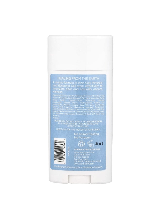 Zion Health Zion Health, Bold, ClayDry Deodorant, Shower Fresh, 2.8 oz (80 g)  - Image 2