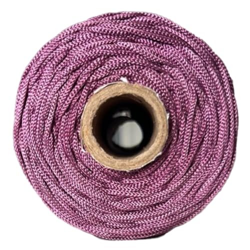 Crochela 2 MM Nylon Macrame Cord/Thread/Dori (Purse Thread) (200 Grams | 150 Meters) for Jewellery Making, Bags, Bracelet and Many Other DIY Crafts (Mauve) - Image 2