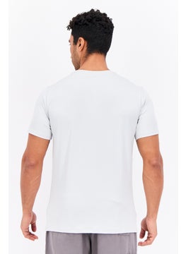 Nordland Men Sportswear Fit Short Sleeves Training T-Shirt, Light Grey  - Image 3