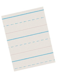 School Smart - 85338 Zaner-Bloser Paper, 1/2 Inch Ruled, 10-1/2 X 8 Inches, 500 Sheets,White  - Image 4