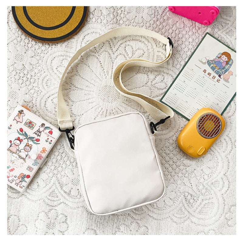 Kawaii Crossbody Shoulder Bag with Bear Embroidery - Image 2
