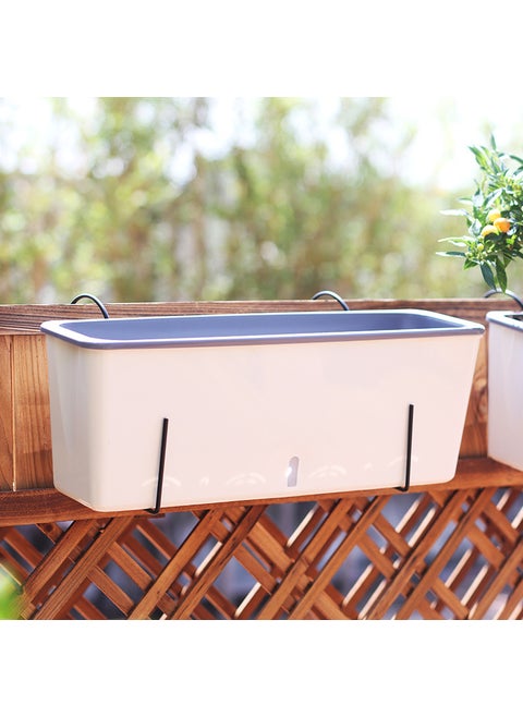 Rectangular Self-Watering Planter Pot SC06 Hanger SC06 Long Strip Flower Pot