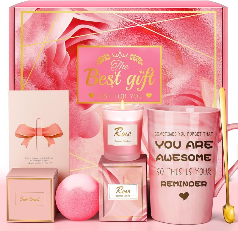 Eletorot Happy Birthday Gifts for Women: Spa Gift Baskets for Women, Relaxation Gifts for Women, Happy Birthday, Christmas, Anniversary Gifts for Women Mom Wife Sister Girlfriend Her - Image 1