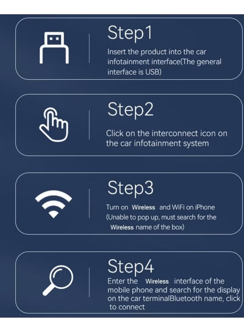 2 in 1 Wireless Carplay Auto Adapter Mini Box with Bluetooth 5.0 and WiFi for Wired CarPlay/Auto Cars - Image 2