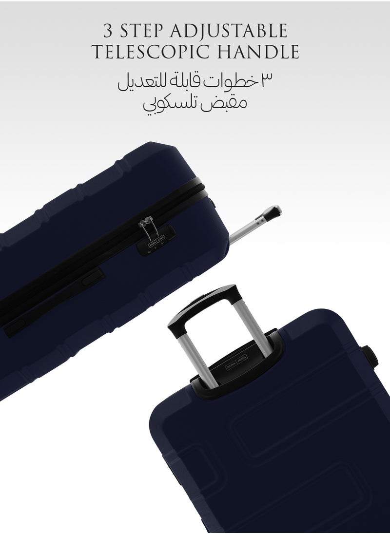 PARAJOHN - Neo ABS Hardside Spinner Luggage Trolley Set Navy - Image 1