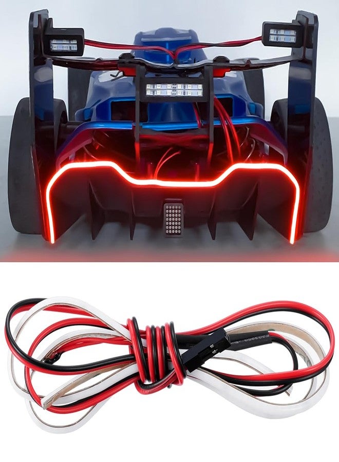 MOHERO 1/7 RC Led Light Strip Taillights for 1/7th ARR-ma Limitless F1 Upgrade Parts - Image 1