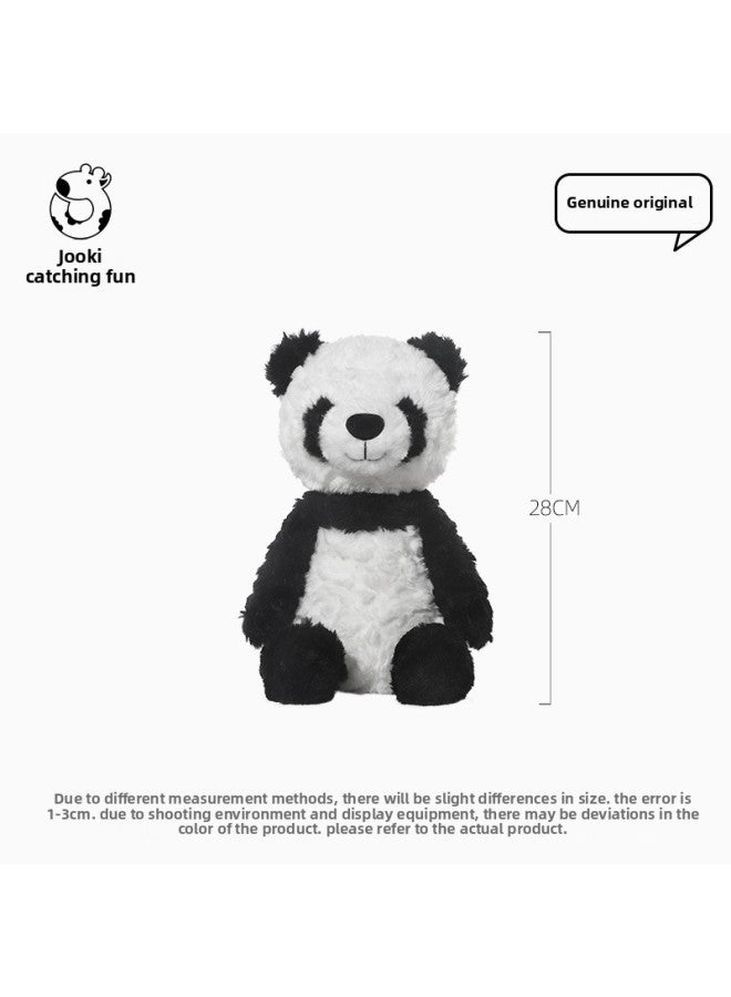 Ankara Panda Plush Toy Cute Doll Pacifying Doll Birthday Gift Doll Sleeping Pillow Women-Color:Catch Fun Ankara-Panda-Bundle Pocket-Height:Sitting Height 28cm