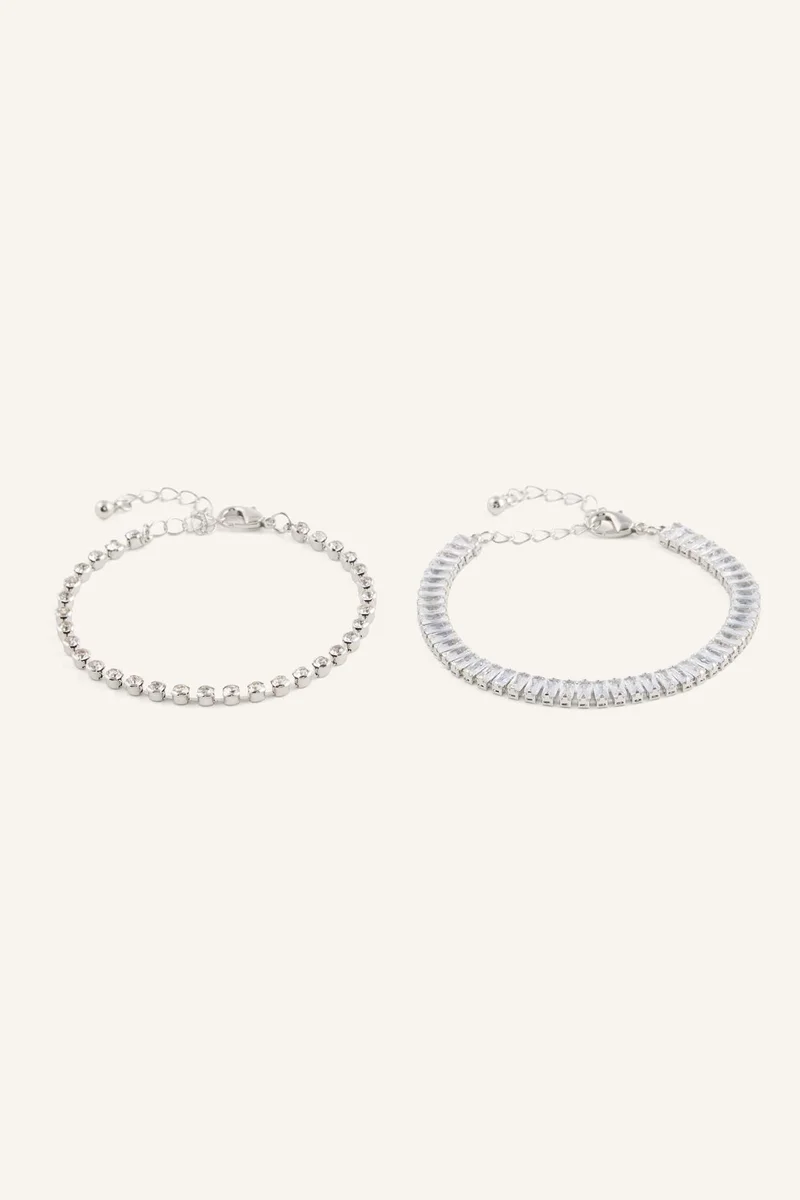 Defacto  Woman 2 Piece Chain Bracelet Set for Women | Best Price UAE