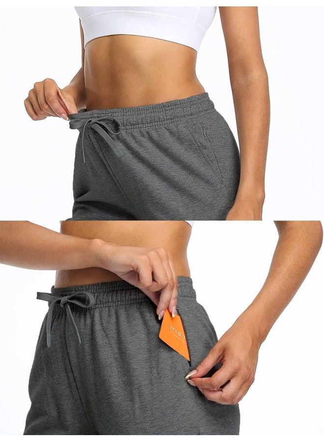 Safort 28" 31" 34" Inseam Regular Tall 100% Cotton Sweatpants Joggers 3 Pockets - Image 2