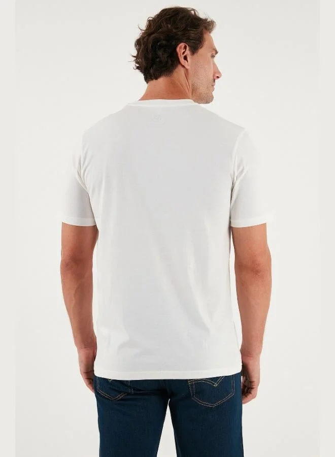 Buratti  Buratti Cotton Regular Fit Crew Neck T Shirt Men's T SHIRT 59020204 for Men | Best Price UAE