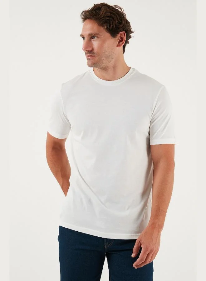 Buratti  Buratti Cotton Regular Fit Crew Neck T Shirt Men's T SHIRT 59020204 for Men | Best Price UAE