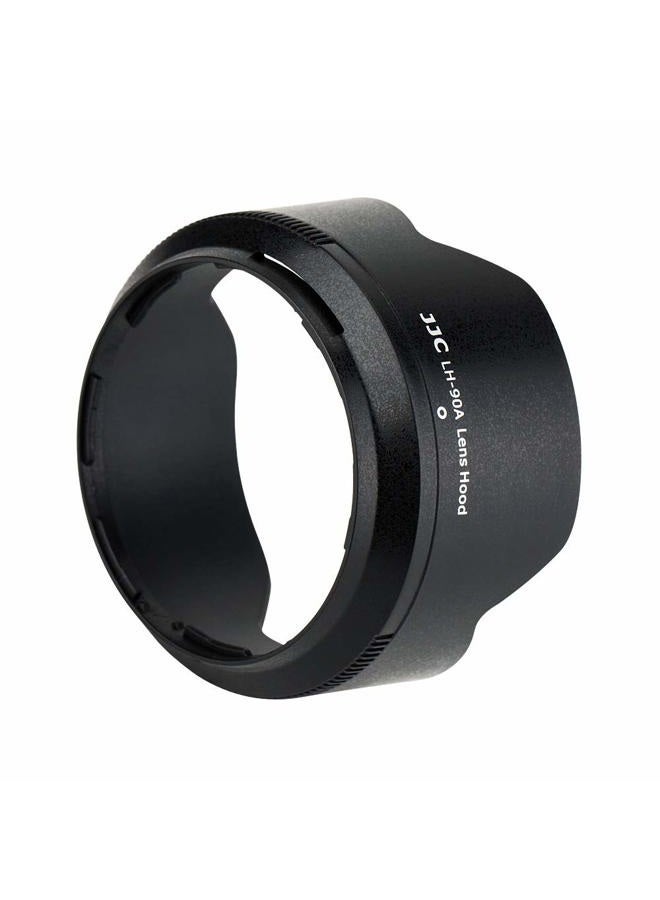 JJC LH-90A Petal Style Bayonet Lens Hood For Nikon NIKKOR Z DX 50-250mm f/4.5-6.3 VR Lens On Nikon Z50 Replaces Nikon HB-90A Lens Shade - Image 3