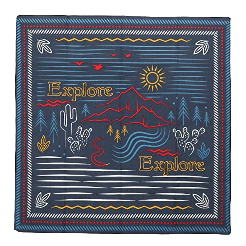 Bioworld Lightweight Americana 22"x22" 6-Pack Bandana Set - Image 3