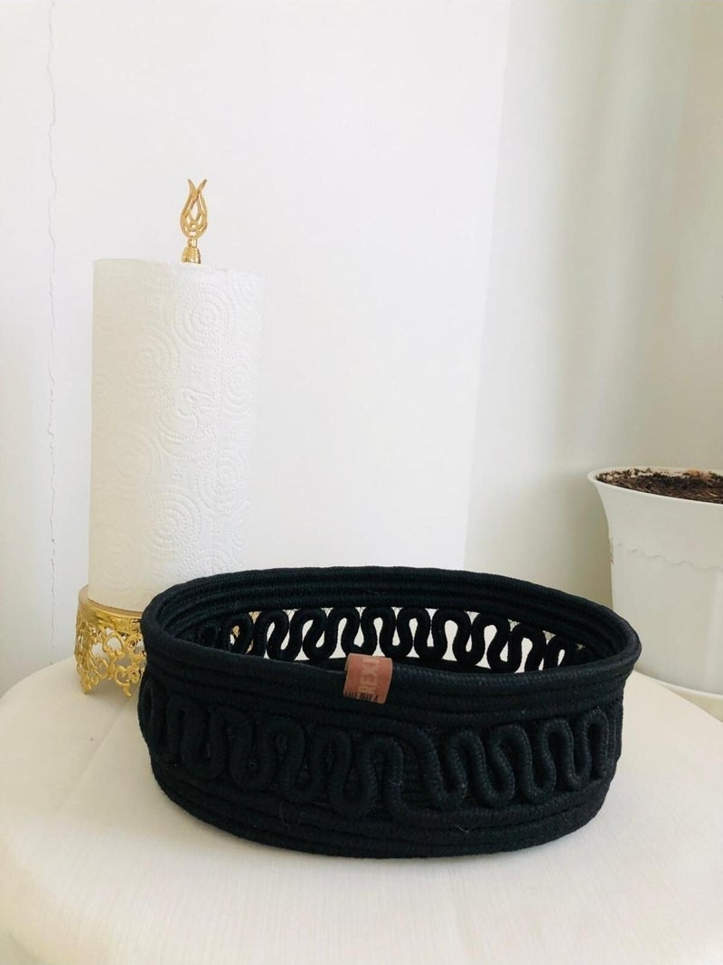 My Doğa Store Jute Bread Basket Organizer Kitchen Basket Fruit Basket