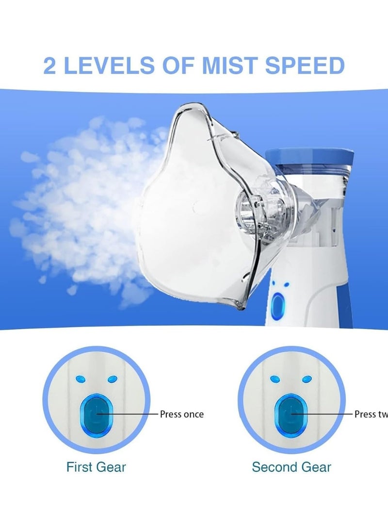 بيتشو جهاز استنشاق بخار محمول صغير الحجم، جهاز استنشاق بخار محمول للبالغين والأطفال، جهاز استنشاق بخار للسفر - Image 4