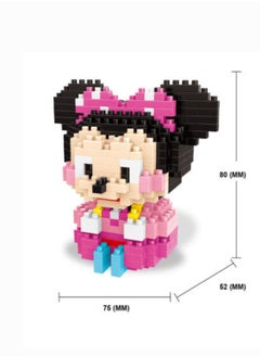 Brick Model Building Blocks Minnie Mouse Shape  - Image 1