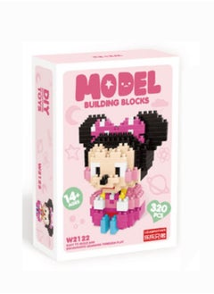 Brick Model Building Blocks Minnie Mouse Shape  - Image 2
