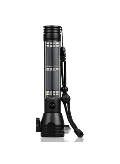 VYATIRANG VYATIRANG Aluminum 7 Mode Rechargeable Solar LED Torch Light High Power Long Distance with LED Torch Flashlight Use for Car Emergency Tool  - Image 4