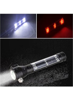 VYATIRANG VYATIRANG Aluminum 7 Mode Rechargeable Solar LED Torch Light High Power Long Distance with LED Torch Flashlight Use for Car Emergency Tool  - Image 2