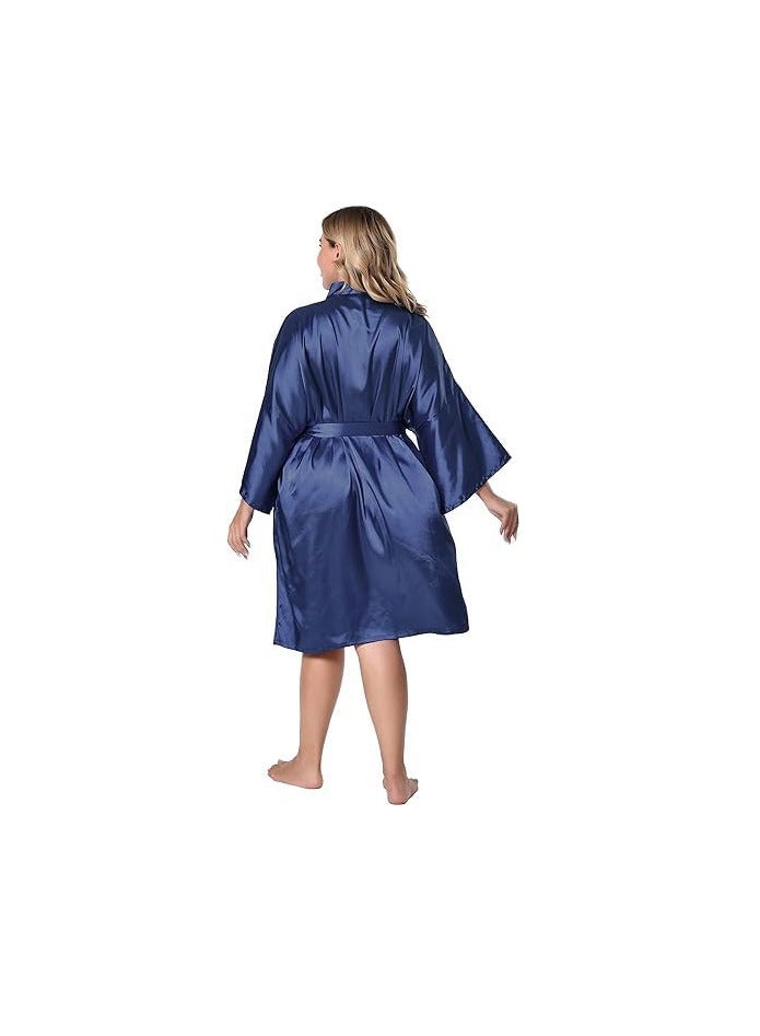 Women's bathrobes, pajamas, satin pajamas, nightdresses,  - Image 3