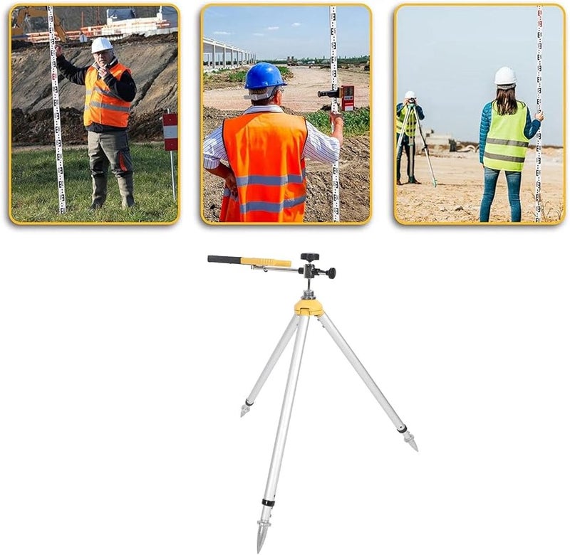 حامل قطب المنشور القابل للتعديل من سبائك الألومنيوم للمسح الكلي - Image 5