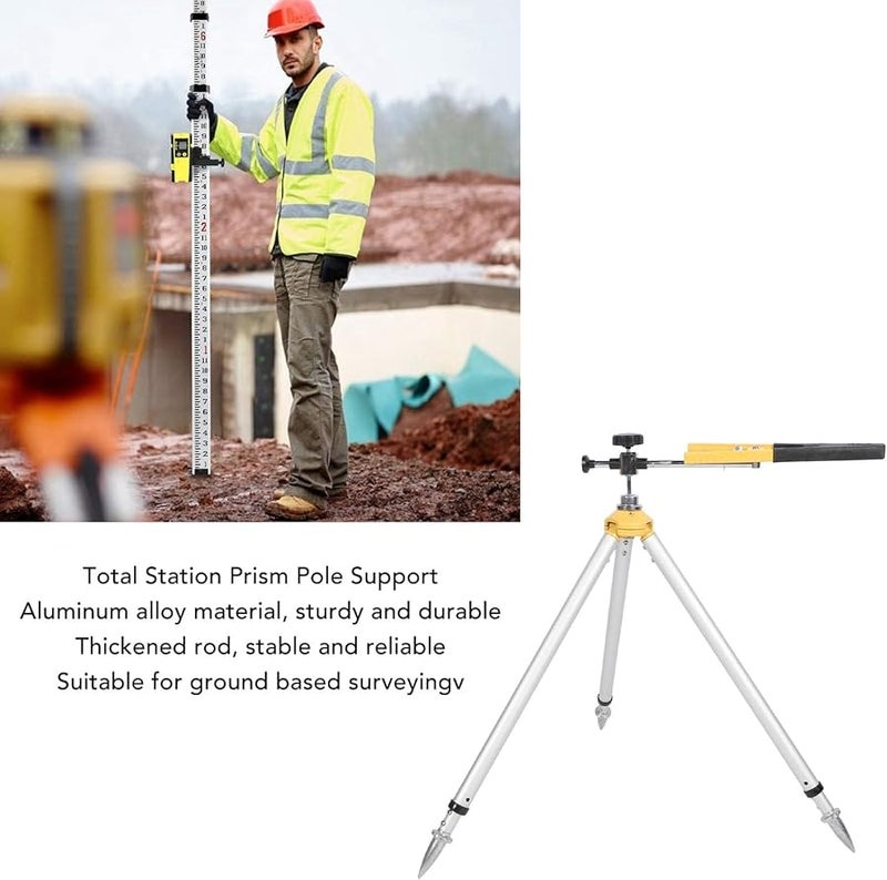 حامل قطب المنشور القابل للتعديل من سبائك الألومنيوم للمسح الكلي - Image 4