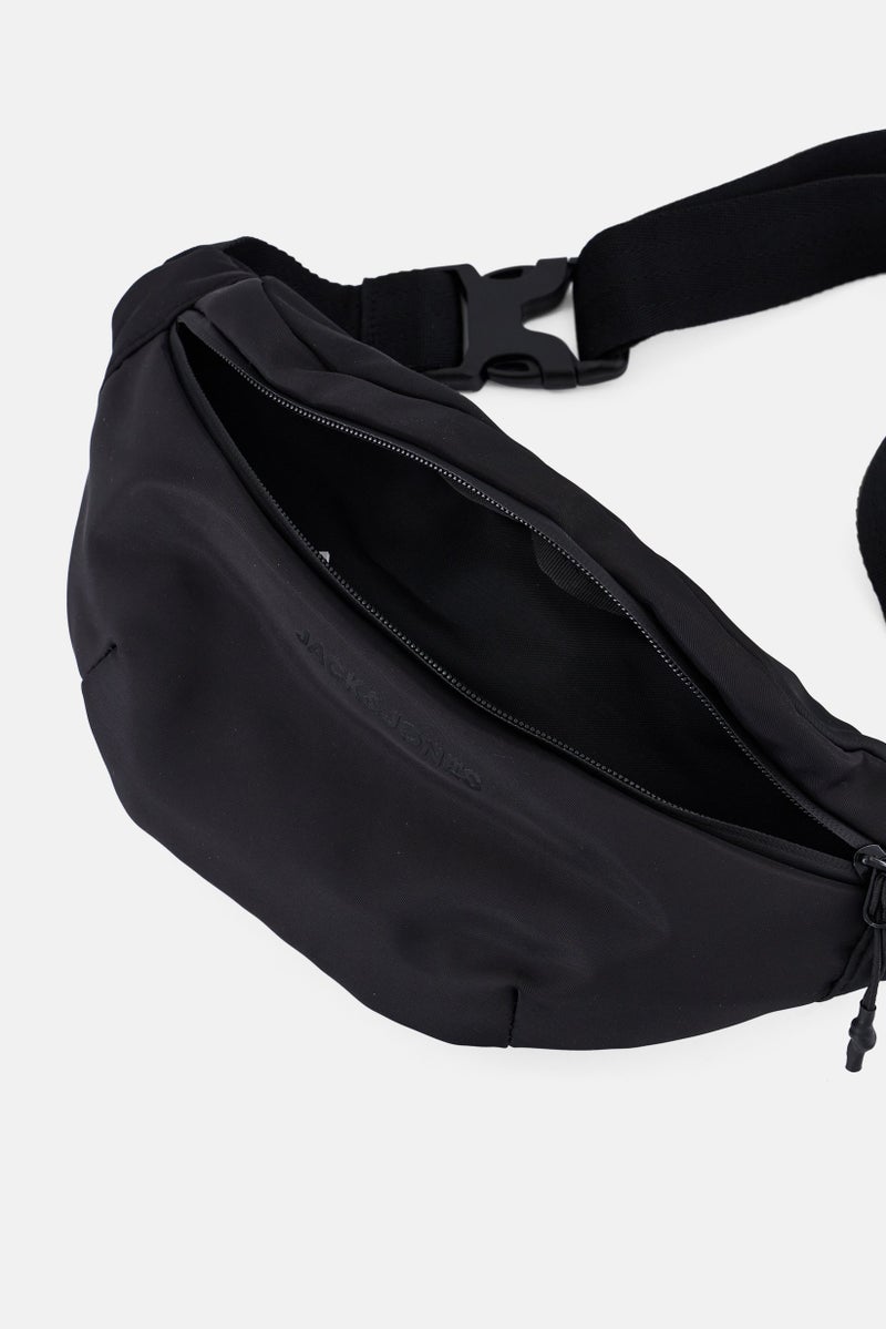 JACK & JONES Men Solid Fanny Pack, Black - Image 3