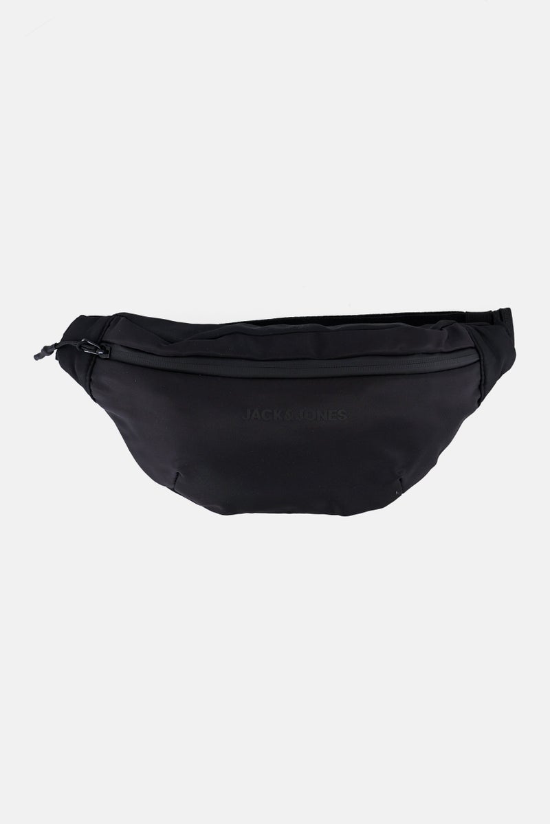 JACK & JONES Men Solid Fanny Pack, Black - Image 1