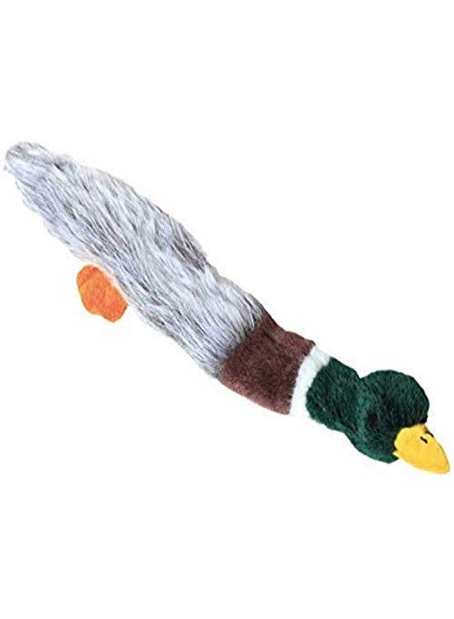 Multipet 18-Inch Migrators-Empty Nesters Dog Toy with Squeakers without Stuffing, Mallard for All Breed Sizes