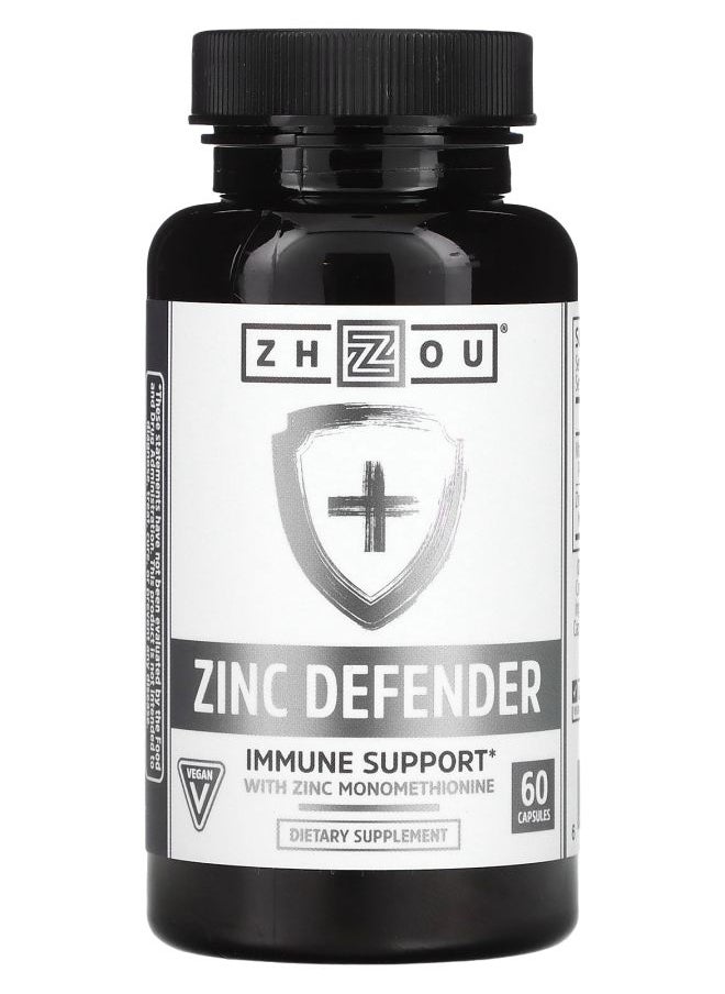 Zhou Nutrition Zinc Defender 60 Capsules 