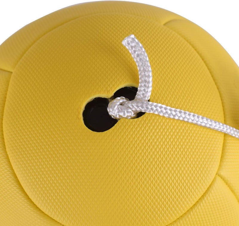 GAMESUN Tetherball Ball and Rope with Carabineer, Soft Touch, Portable Tetherballs with Soft Rope - Great Outdoor Game for Family Fun Play - Image 4
