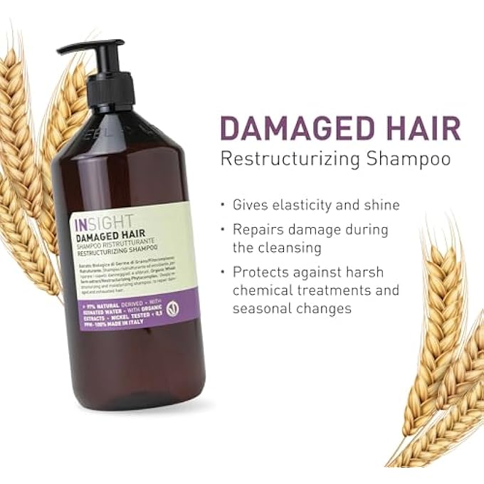 Insight DAMAGED HAIR SHAMPOO RISTRUTTURANTE 900ML - Image 3