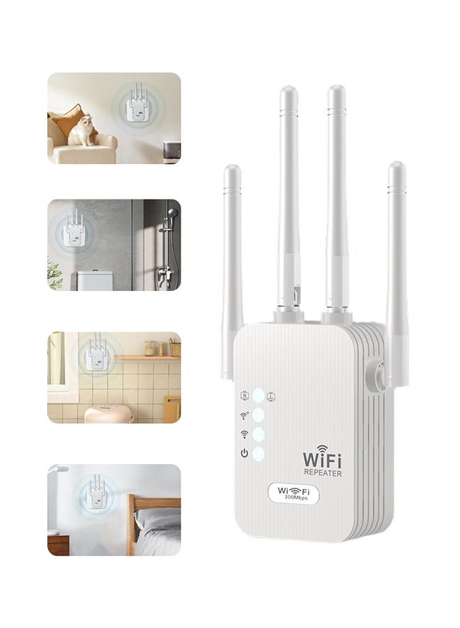 ESSAGER Routers WIFI, Repetidor de Wifi Extensor de Cobertura Inalámbrico Universal, 2.4G/5G,300Mbps, Extensor de Rango de Repetidor WiFi, Enchufe de Pared, Plug and Play, Modo AP Compatible  - Image 2