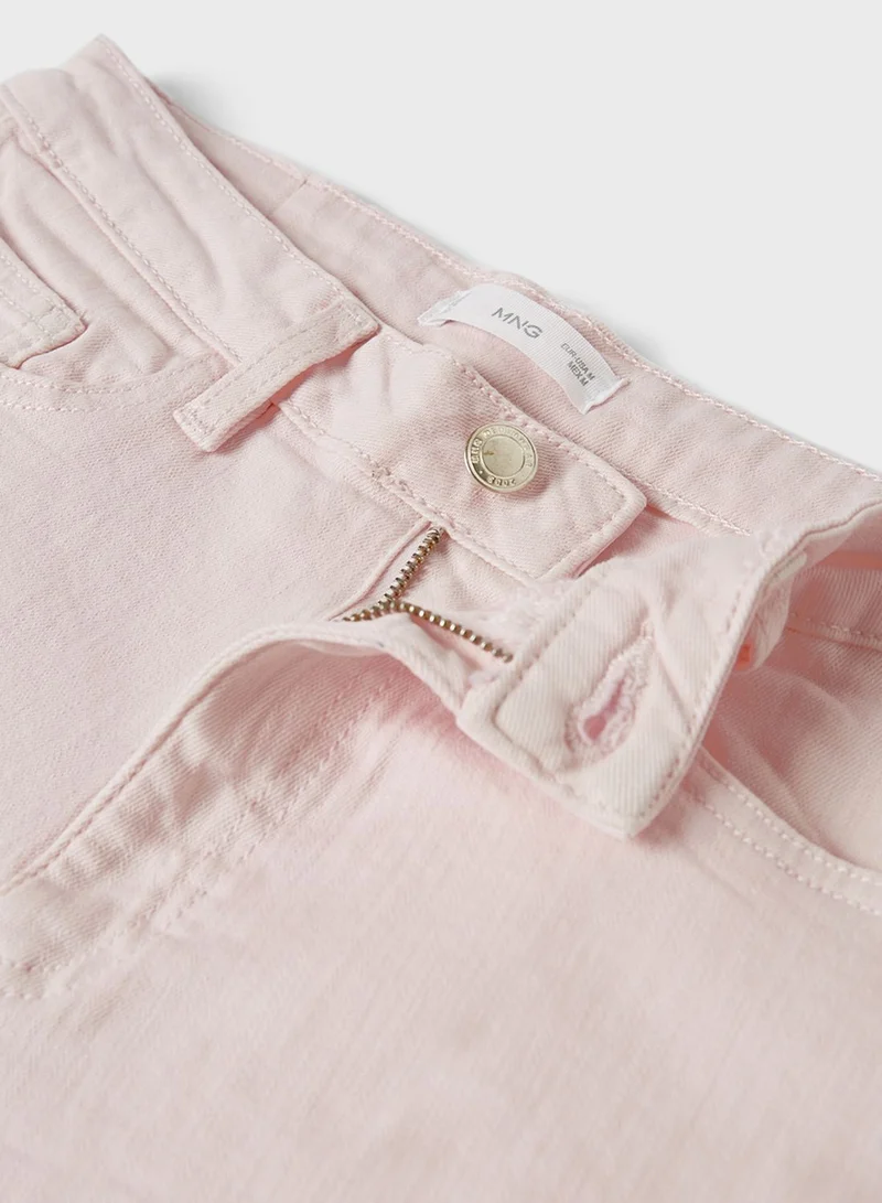 MANGO Youth Teen Denim Shorts