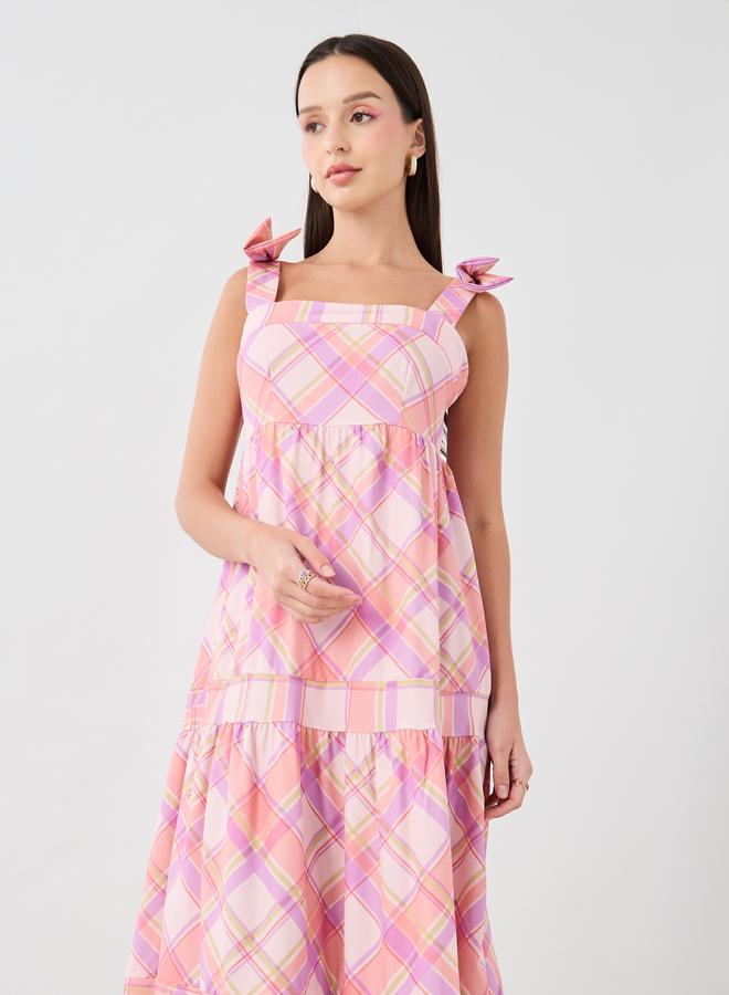 Take Two Plaid Tiered Dress - Image 2