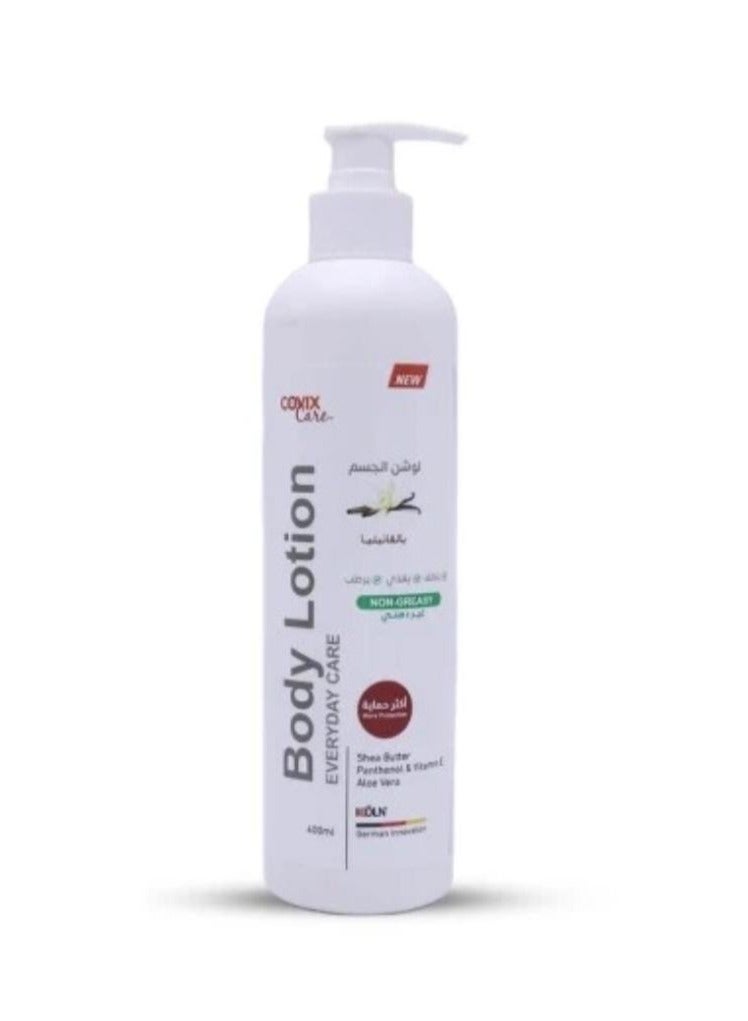 covix care Body Lotion with a Special Formula Vanilla 400 ml - Image 2