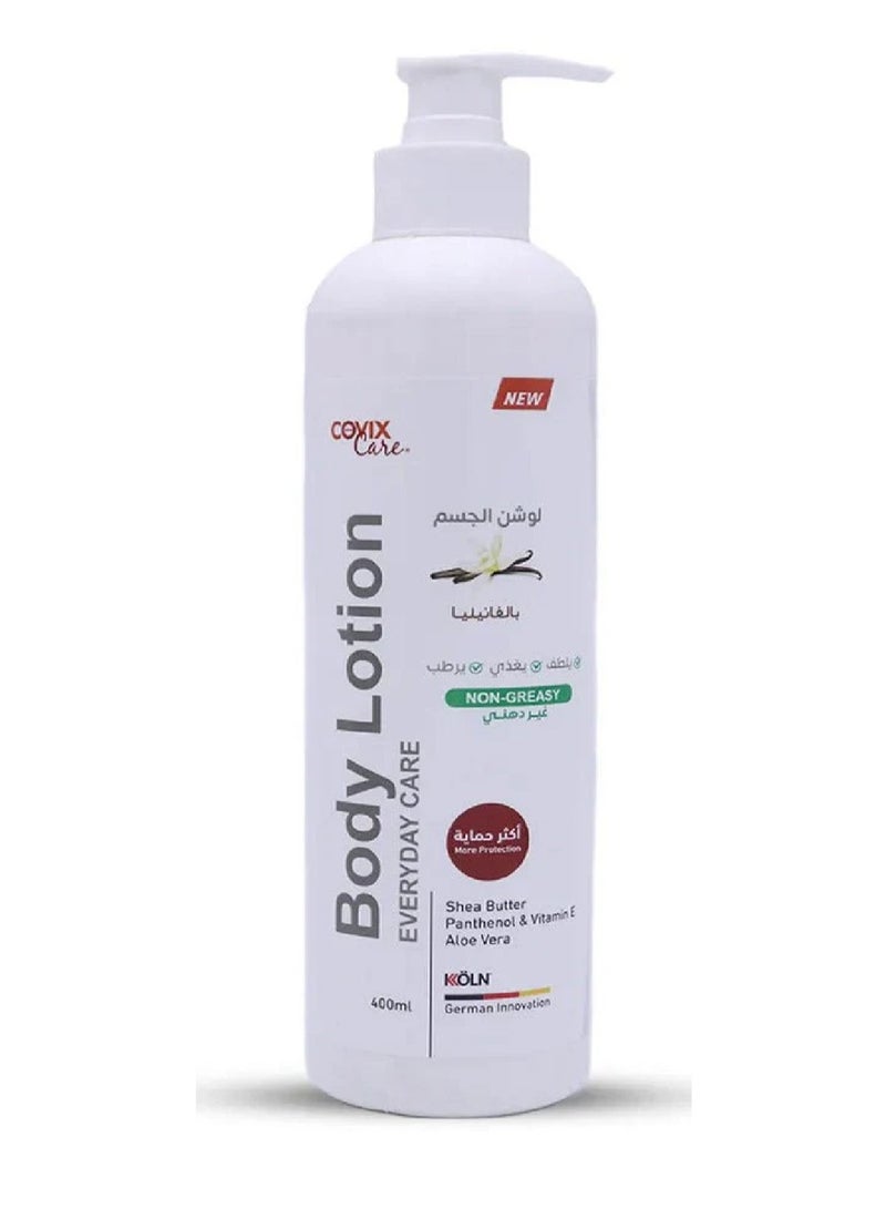 covix care Body Lotion with a Special Formula Vanilla 400 ml - Image 1