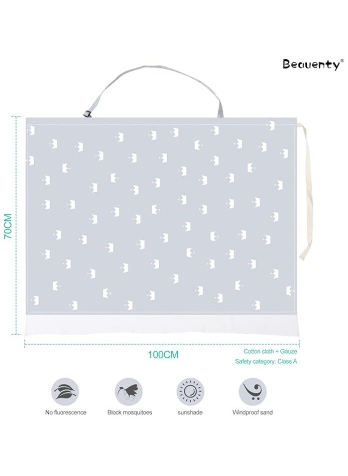 Moro Moro Breastfeeding Cover with Adjustable Strap – Full Coverage & Breathable Fabric - Image 3