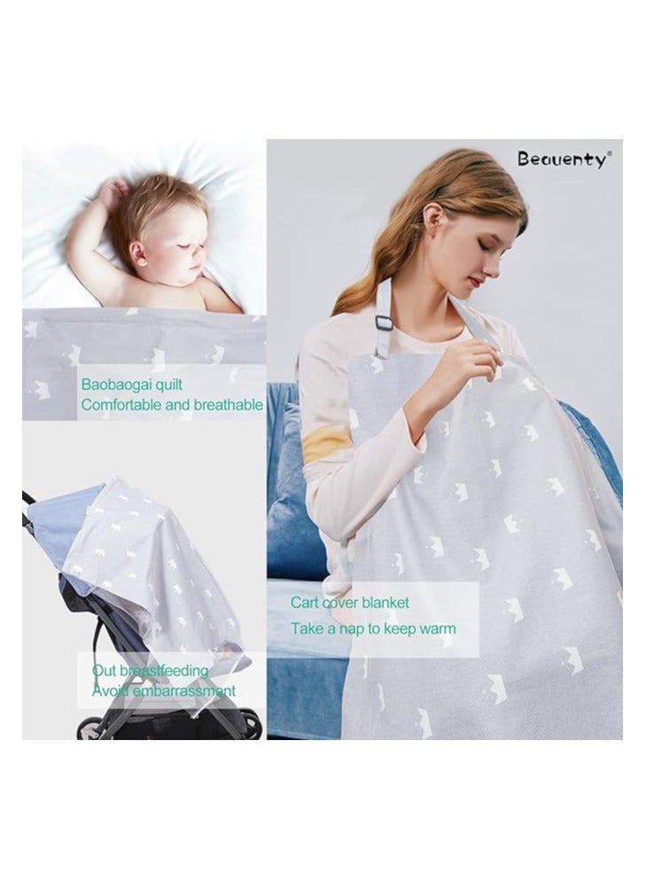 Moro Moro Breastfeeding Cover with Adjustable Strap – Full Coverage & Breathable Fabric - Image 4