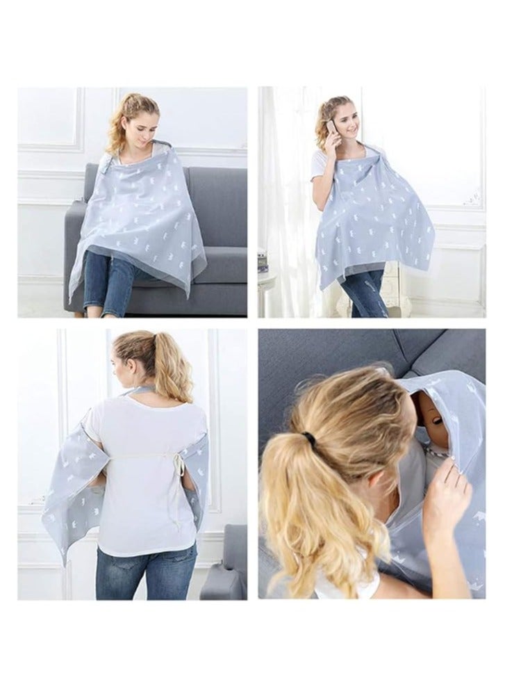 Moro Moro Breastfeeding Cover with Adjustable Strap – Full Coverage & Breathable Fabric - Image 5