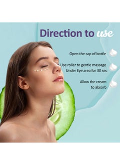 7 Days Under Eye Cream | Reduces Dark Circles | Wrinkles & Fine Lines | With Caffeine For Puffiness | For Women & Men  - Image 5