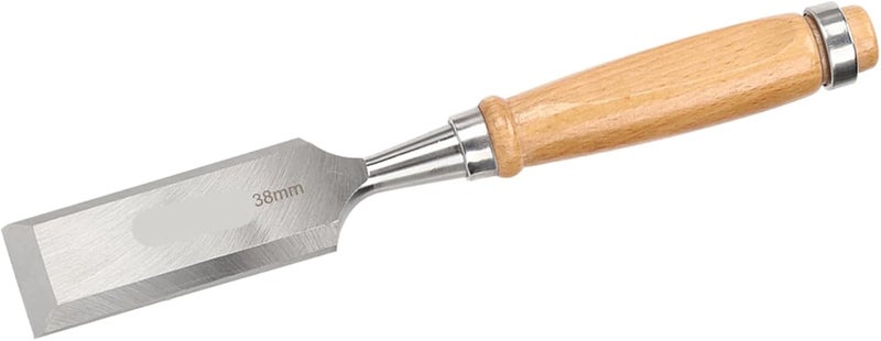 Flat Chisel Sturdy Chrome Alloy Steel 38mm for DIY Woodworking Projects - Image 1