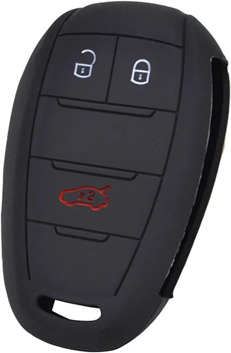 QASULER Silicone Car Key Case Cover for Alfa Romeo - Image 1