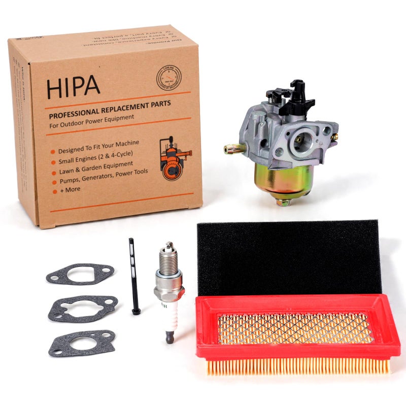 Hipa 95110310 Carburetor for Troy Bilt MTD 75110310 95105531 11A54MC Series 1P70FU 1P70FUA 1P70M0 2P70M0 Engines Cub Cad CC500 CC550SP CC94M CC98M Mower with Spark Plug 95110298 Air Filter Kit - Image 2