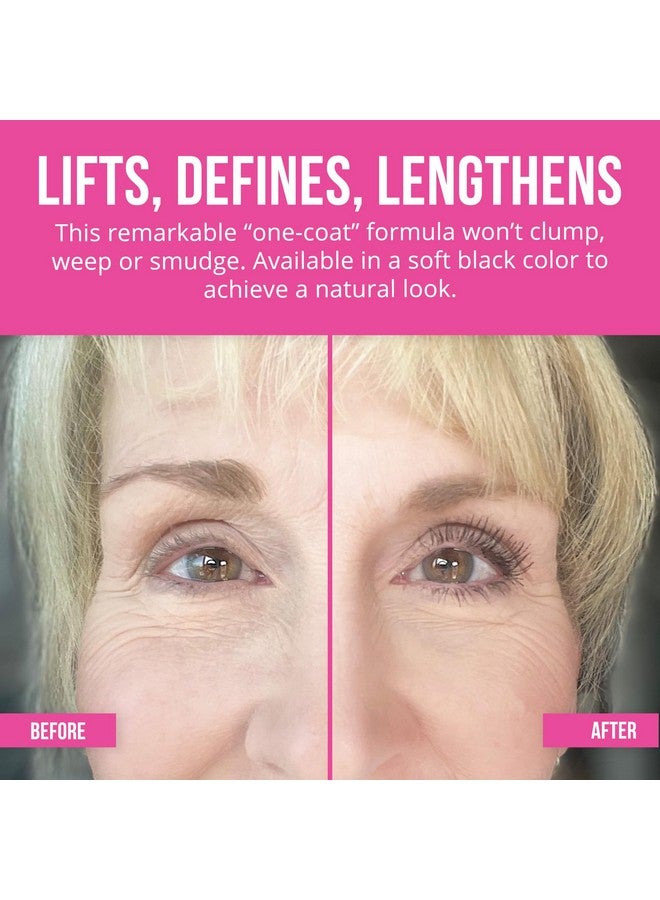 Vibriance Vibriance Volumizing Tubing Mascara, Hypoallergenic & USA Made - Moisturizing, Lifting, Long-Lasting Soft Black Tube Mascara, Special Formula for 50+  - Image 4