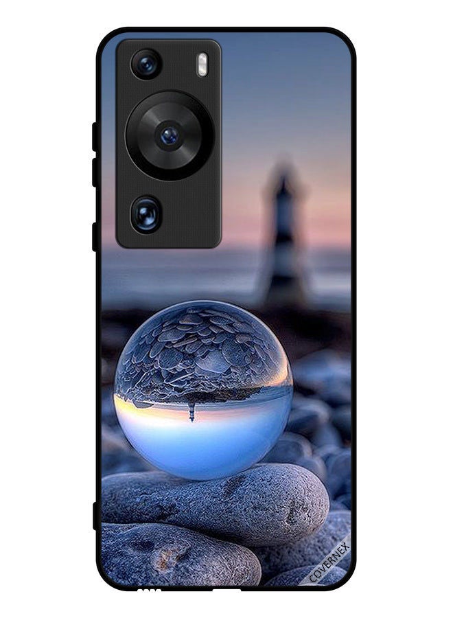 Covernex Protective Case Cover For Huawei P60 Pro Awesome Photography Of Nature In Round Glass - Image 1